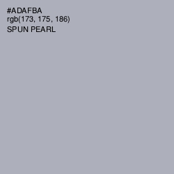 #ADAFBA - Spun Pearl Color Image